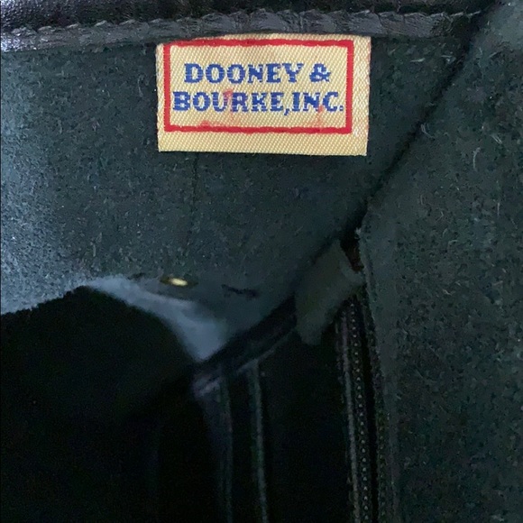DOONEY &. BOURKE VINTAGE/RARE BLACK PEBBLED BAG - Picture 6 of 7